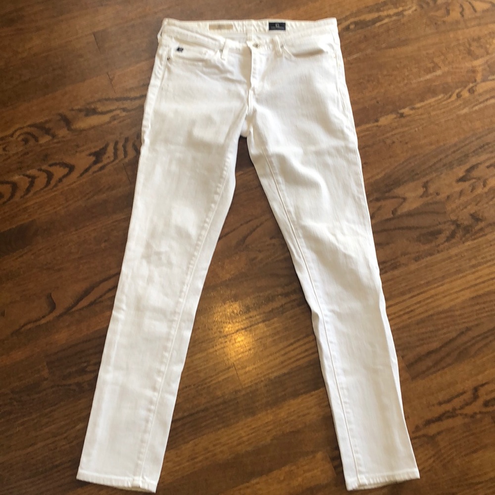 AG Stilt White Ankle Denim- 26